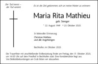 eine Anzeige